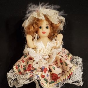 2" VINTAGE -  Tiny Doll